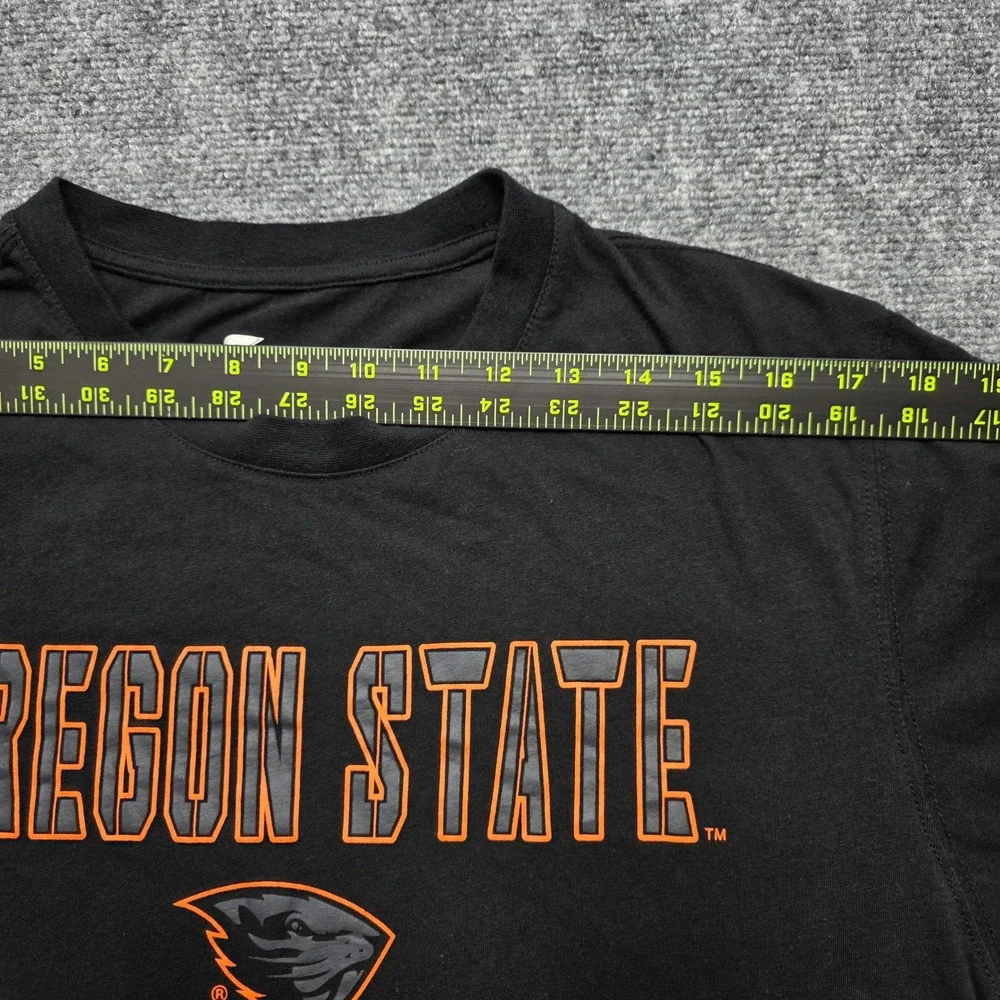 Colosseum Oregon State Beavers Men's Large Black Graphic T-Shirt NCAA‎ Fan Gear